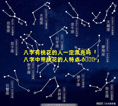 八字有桃花的人一定漂亮吗「八字中带桃花的人特点 🕊 」